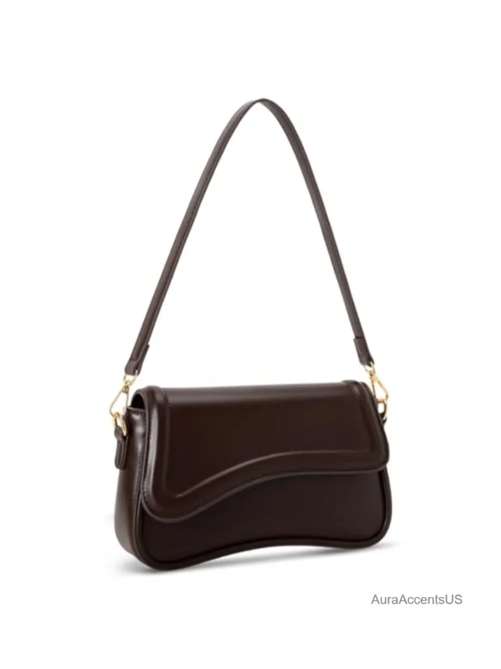 Faux Leather Hobo Shoulder Bag with Removable Chain Crossbody Purse